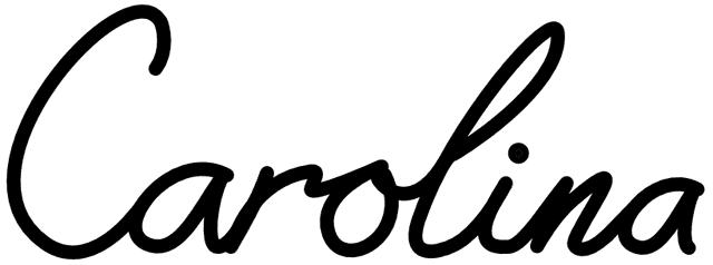 'Carolina' text image